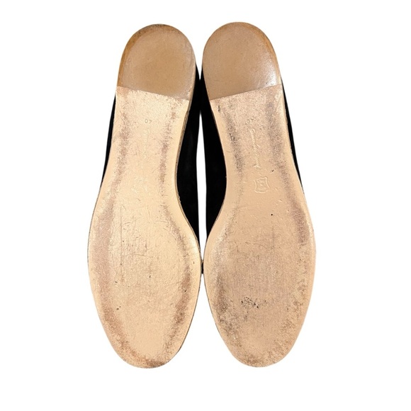 GIANVITO ROSSI Suede Cork Slip-on Black Loafers Size EU 40 - Picture 12 of 13